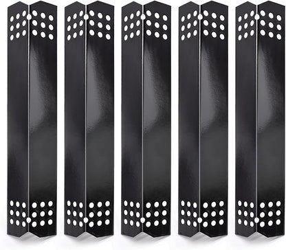 Criditpid Heat Plate Replacement Parts for Nexgrill 720-0882A 720-0896 720-0830H 720-0783E 720-0925, Grillmaster 720-0697 720-0737, 5-Pack Flame Tamers Grill Parts for Nexgrill 5 Burner 720-0882A