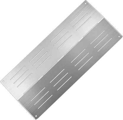 BBQ Gas Grill Replacement Parts, Stainless Steel Grill Heat Plates Burner Cover Heat Shield Repair Kit for Charbroil 4632210, Grand Hall Y0202XCLP17, Bakers & Chefs, 17 1/16” x 7 5/8", 3-Pack