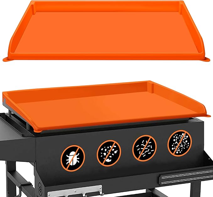 Silicone Griddle Cover Mat for Blackstone 28"XL, Full-Edge Grill Cover Griddle Accessories, Reusable BBQ Grill Mat Griddle Top Cover