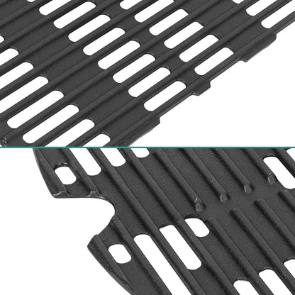 Cast Iron Cooking Grate and Grill Griddle 7034 for Weber Traveler Portable Gas Grill, Replacement Parts for Weber 9010001 9020001 9030001 9013001 Stealth Edition Traveler Portable Accessories