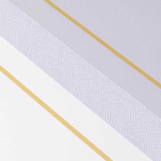 Vinyl Tablecloth 55x78 Rectangle, Heavy Duty Thick PVC Table Cover 100% Waterproof Oil-Proof, Easy Clean Wipeable Table Protector for Kitchen Dining Outdoor Picnic Party, Beige Grey Geometric Stripe