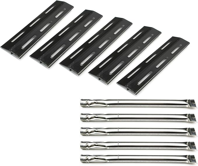Parts Kit DG113 Burners, Heat Plates Replacement for Kenmore P01708034E, P02008010A, P02008029A, 5 Pack