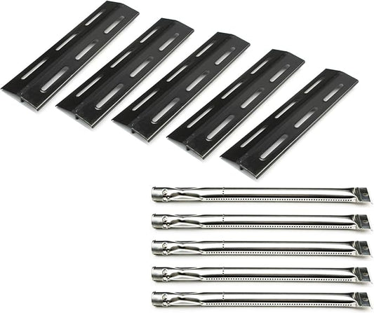 Parts Kit DG113 Burners, Heat Plates Replacement for Kenmore P01708034E, P02008010A, P02008029A, 5 Pack