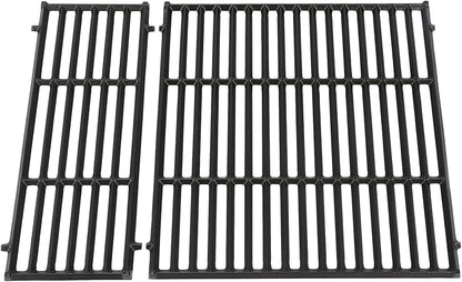 Utheer Porcelain-Enameled Cast Iron Cooking Grates for Weber Spirit 400 Series (2025 & Newer), 2PCS Replacement Grill Grate Set, Fits Weber Spirit E-425 S-425 E-435 EP-425 EP-435