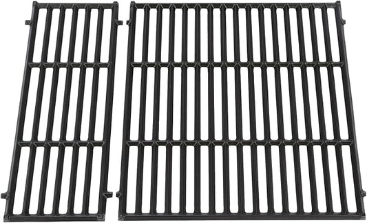 Utheer Porcelain-Enameled Cast Iron Cooking Grates for Weber Spirit 400 Series (2025 & Newer), 2PCS Replacement Grill Grate Set, Fits Weber Spirit E-425 S-425 E-435 EP-425 EP-435