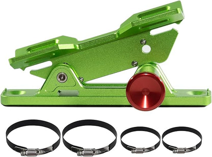 Quick Release Fire Extinguisher Mount – Neon Green Adjustable Aluminum Roll Bar Bracket Holder Compatible with Car Jeep Wrangler (TJ/JK/JL/JKU), UTVs (Polaris RZR, Ranger, Can-Am X3), Trucks Off-Road