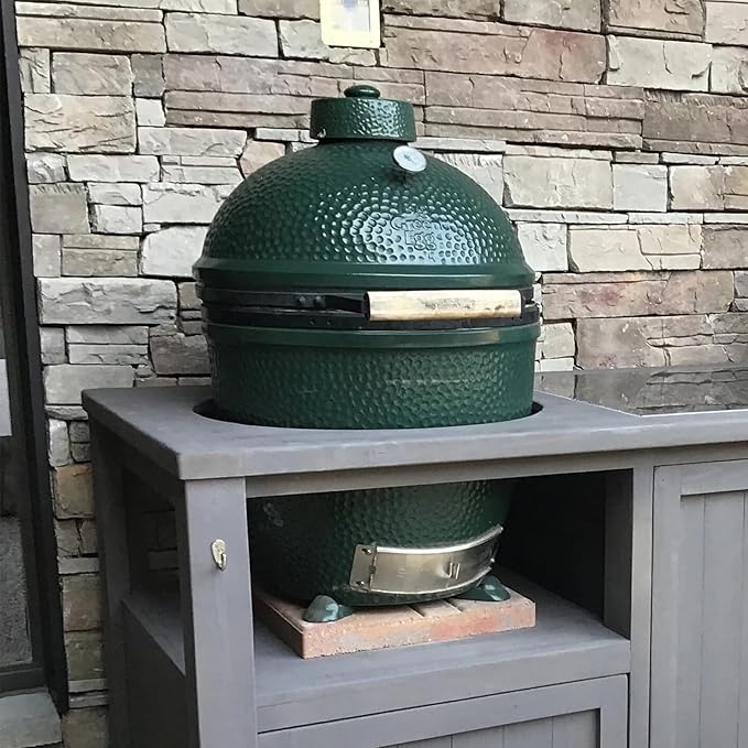 Ceramic Grill Feet Shoes Set of 4 for Big Green Color Egg,BBQ Grill Shoes Used to Place Grill on A Combustible Material Built-in Application (not for minimax)- 4 Green of Set