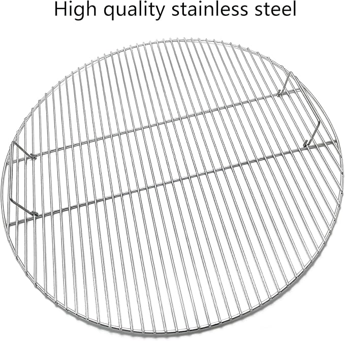 30" Heavy Round Stainless Steel Cooking Grates for Fire Pit Grill, Patio Outdoor Cooking Camping Grill