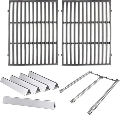 Hongso Spirit E-310 Grill Parts for Weber Spirit I & II 300 Series E310 S310 E320 S320 E330 S330 Gas Grill With Front Control, 7636 Flavorizer Bars 15.3", 7638 Grill Grates 17.5", 69787 Burners 18"