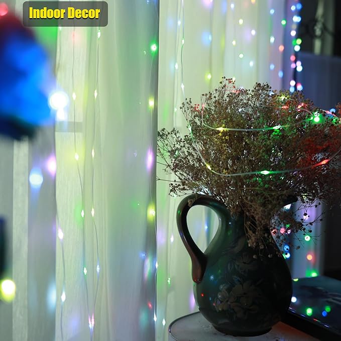 66ft 200 LED Waterproof Rope Lights, Color Changing Fairy String Lights with Remote, 16 Colors & 8 Modes for Outdoor/Indoor Decor, Patio, Garden, Party, Wedding, Halloween, Christmas, Bedroom Lighting