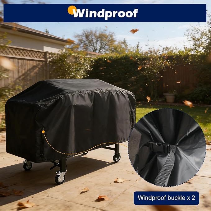 Griddle Cover for Blackstone 36 Inch Griddle Cooking Station, Waterproof Oxford Flat Top Gas Grill Cover for Blackstone 1554, 1825 and 4 Burner Griddle Grill, Nexgrill 720-1058
