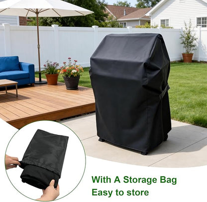 Outdoor Waterproof Small Grill Cover Fits for Weber Spirit 210 Series(E 210,S 210,E 215), Charbroil, Kenmore Grills, Heavy Duty 2 Burner BBQ Cover 30",Compared to Weber 7105