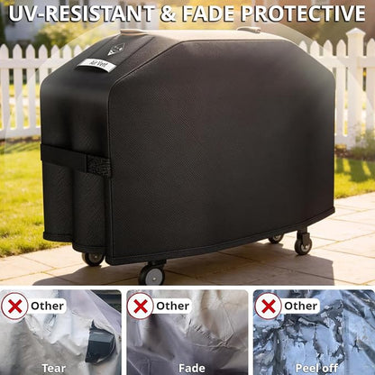 Griddle Cover for Blackstone 36 inch Griddle with Hood 5482[2026 Upgraded 1000D Heavy Duty] Flat Top Grill Cover,Waterproof Rip-Proof Grill Cover for Blackstone and More 4-Burner Griddle with Air Vent | 2026 Upgraded,Waterproof,Rip-Proof,Windproof Stra...