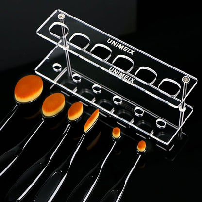 UNIMEIX 6 Pack Blending Brush for Card Making Crafting Ink Blender Brushes Set Tool Paper Background Brush Drawing