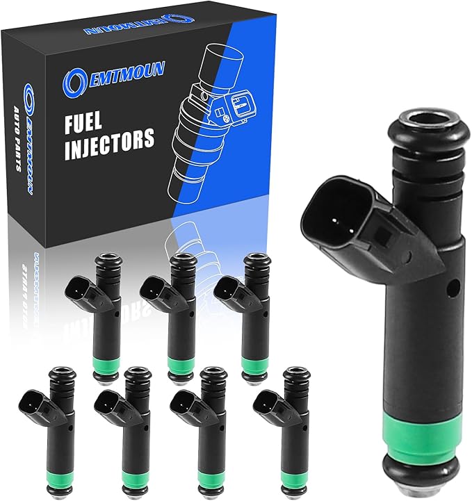 Set of 8 Fuel Injectors Fits for Dodge Ram 1500 Dakota Durango Jeep Grand Cherokee Commander 4.7L 2001-2007 – Replacement FJ475 53032704AB