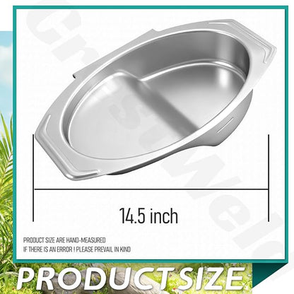 Small Water Bowl for Masterbuilt 30-inch Digital Electric Vertical BBQ Smoker, Replace 9007170040 Water Bowl Models 20071117 20071218 20074517 MB20070421 MB20077018