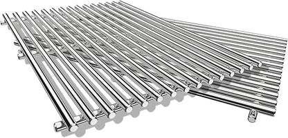 9MM Grill Grates for Weber Spirit 300 and GS4 Spirit II 300 Series, Spirit 700, Genesis Silver/Gold/Platinum B & C, Genesis 1000-3500, Grill Parts for Weber Spirit 7639 7638 Grate, 304 Stainless Steel