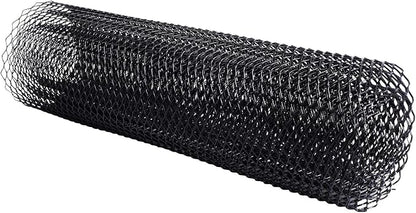 AggAuto Universal 40"x13" Car Grill Mesh 6x12mm Hexagon Hole Black | Aluminum Alloy Automotive Grille Insert Bumper, One of the Most Multifunctional Shape Grids 100x33cm