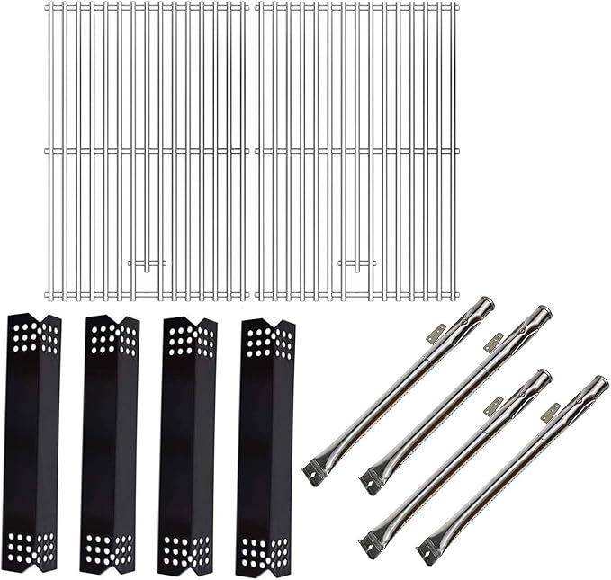 SafBbcue Replacement Parts Kit for Nexgrill 4 burner 720-0830A 720-0830H 720-0783E 720-0783C 720-0830D Parts, Kenmore 122.33492410 122.33492411, Master Forge 1010037, BHG 720-0783W Replacement Parts