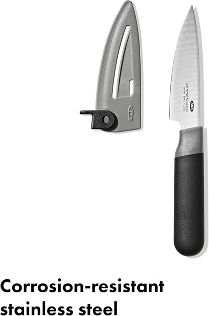 OXO Good Grips 3.5 in Paring Knife with Locking Sheath