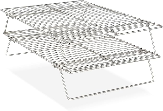 Jerky Racks for Traeger Ranger Smoker Scout Grill Grates Replacement Parts Cooking Grid for Pit Boss 150 Series PB150 150PPS Z Grills 220A Tabletop Stainless Steel Smoking Warming Rack Shelf Accessory