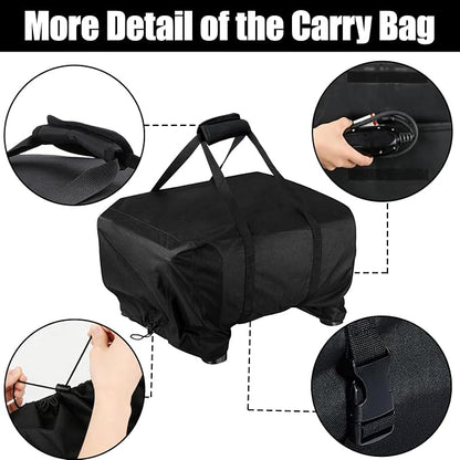 Pizza Oven Carry Cover for Ninja Artisan Outdoor Pizza Oven MO200 Series MO201, Carry Case with Durable Handle & Power Cord Storage Pocket