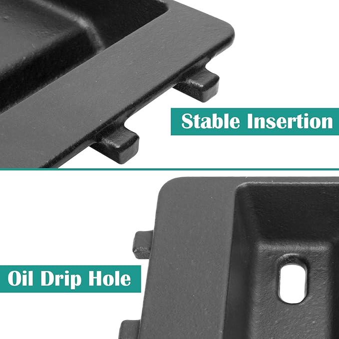 7566 Cast Iron Inserts Griddle for Weber Genesis 300 Series Gas Grill, Cooking Griddle for Weber Genesis 300 Series E-310 E-320 E-330 S-310 S-320 S-330 EP-310 EP-320 EP-330 CEP-310 CEP-330 ESP-310