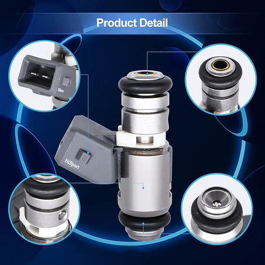 HiSport Racing Fuel Injector IWP162 1PC Compatible with Harley Davidson Replaces 27609-01B, 27609-01, 1022-0113