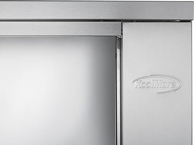 KoolMore KM-OKS-UCRCAB 32 in. Outdoor Cabinet Kitchen for Refrigerator in Stainless-Steel
