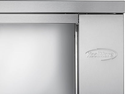 KoolMore KM-OKS-UCRCAB 32 in. Outdoor Cabinet Kitchen for Refrigerator in Stainless-Steel