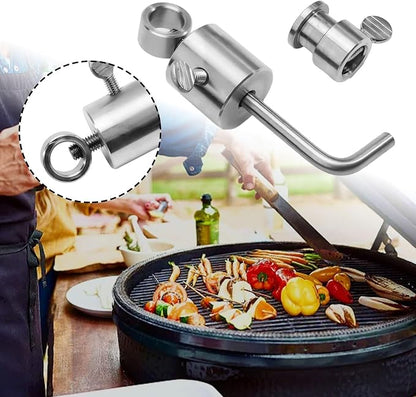 Stainless Steel Grill Rotisserie Spit Balance Kit, Grill Spit Rod Counter Balance For Rotisserie Accessories Balancing Tool BBQ Oven Balance Skewer Rotisserie Rod Limiter
