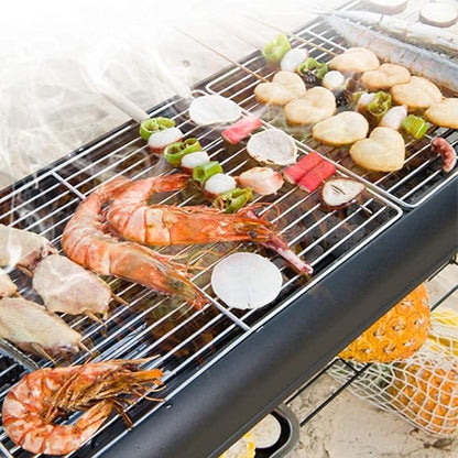 Portable Charcoal Grill for Camping BBQ Grills, Outdoor Barbecue Grill with Large Thick Rack, Backpack Picnic Party Activities, Heavy Duty Charcoal Grills BBQ,A-1
