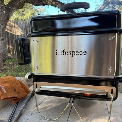 Lifespace Go-Anywhere Portable Grill Rotisserie Riser Extension Kit