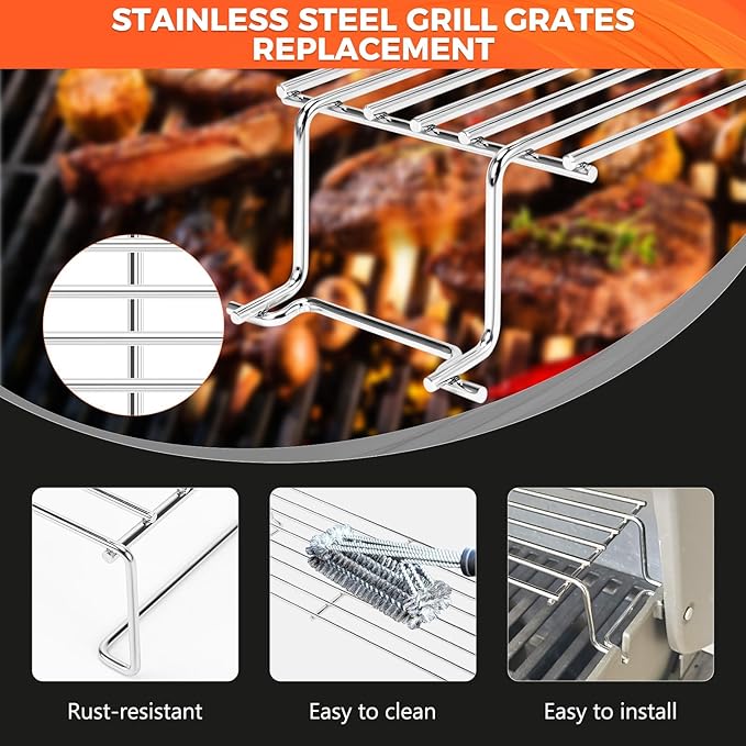 QuliMetal Stainless Steel Warming Rack for Weber Spirit 200 & Spirit II 200 Series, Compatible with E/S-210, E/S-220 (2013-2017) & GS4 Spirit II Models, Replaces Weber 67026