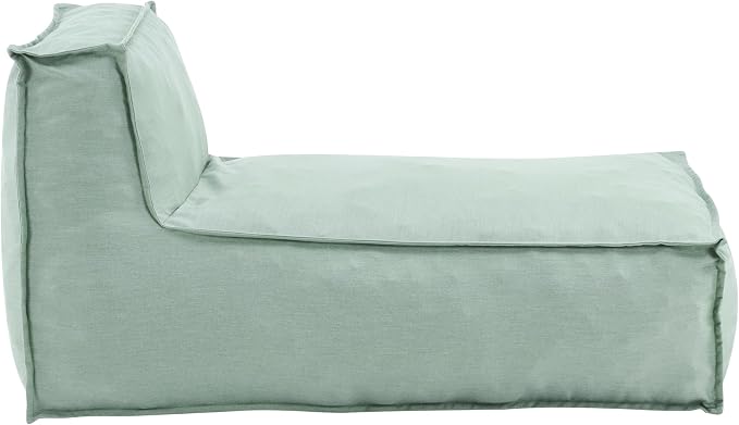 Christopher Knight Home Natty Outdoor Bean Bag Chair Set of 2, Fabric Bean Bag Chair for Adults and Kids, Indoor/Outdoor Sun Lounger, Patio Lounge Chair Set of 2, Mint
