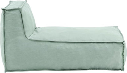 Christopher Knight Home Natty Outdoor Bean Bag Chair Set of 2, Fabric Bean Bag Chair for Adults and Kids, Indoor/Outdoor Sun Lounger, Patio Lounge Chair Set of 2, Mint
