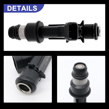 HiSport 25323971 Fuel Injectors Compatible with Buick Chevrolet Delphi Pontiac Malibu Impala Monte Carlo Venture Lumina Century Rendezvous Aztek 2000-2005 3.1L 3.4L 6PCS
