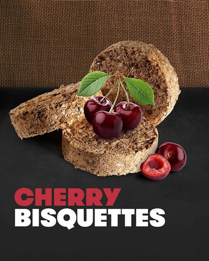 Bradley Smoker Bisquettes for Grilling and BBQ, Cherry Wood Blend, 120 Pack