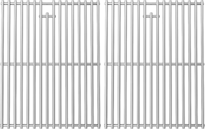 17 Inches Cooking Grates for Home Depot Nexgrill 720-0830H 720-0830D 720-0783E 720-0783C for Nexgrill Replacement Parts 4 Burner Gas Grill Grates Stainless Steel 2 Pack for 5 Burner