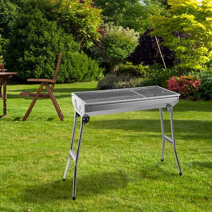 Enjoy Cooking Party Friend Family Grilled Food Portable Charcoal Grill BBQ Outdoor Camping Grilling Barbecue Smoker Burner Patio Backyard Stove