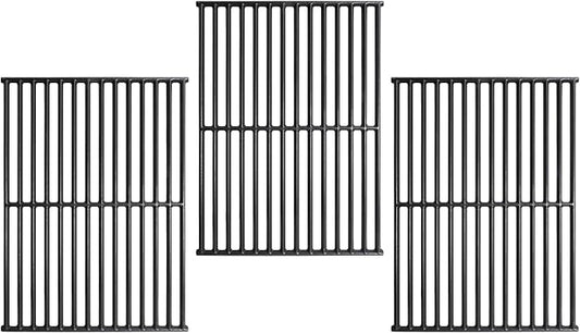 SafBbcue 98888 Grill Grates for Monument Grill 25392 13478 Grill Replacement Parts, Monument Mesa 400 Grill Accessories Parts, Cast Iron Cooking Grids for Monument Grills 4-Burner Propane Gas Grill