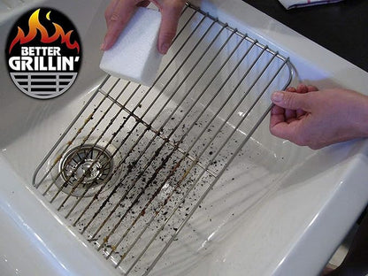 Better Grillin Scrubbin Stone Grill Cleaning Brick Block | Griddle Stone | Grill Stone Cleaning Block | Barbecue Grill Cleaner for BBQ, Griddle, & Racks