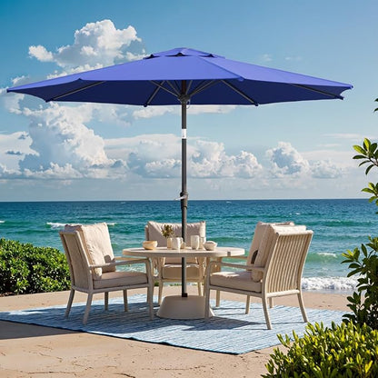Outdoor Patio Umbrella, 8 Ribs Market Table Umbrella