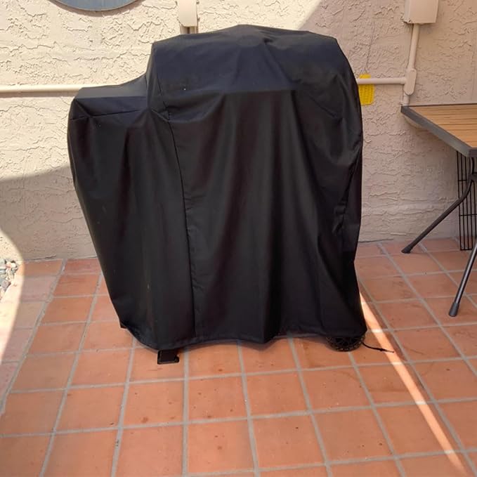 Smoker Grill Cover for Pit Boss 700FB Series, 73700 Pellet Cover for Pit Boss Lexington 500, 400FB, Pro 600 and Z Grill 550B Wood Pellet Smoker, 600D Waterproof Heavy Duty Pellet Smoker Cover