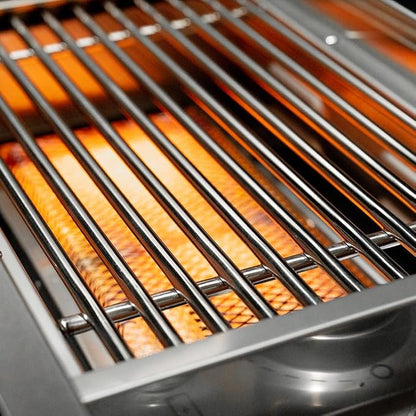 Spire Built-in 18000BTUs Searing Side Burner with Lid, Stainless Steel | Offers Drop-In Side Burner, Outdoor Propane Grill & Cooking, Convertible to Natural Gas, for BBQ Grill Island