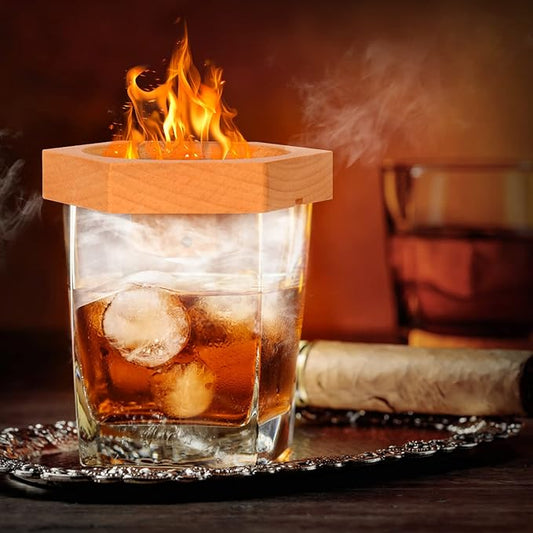 Bourbon Whiskey Gifts for Men Dad - Cocktail Smoker Kit with Torch, Birthday Anniversary Unique Gifts for Father Boyfriend Husband Grandpa, Smoked Bourbon Kit, Mens Gifts Ideas