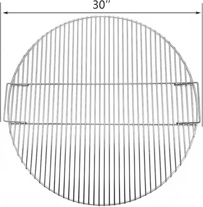 30" Heavy Round Stainless Steel Cooking Grates for Fire Pit Grill, Patio Outdoor Cooking Camping Grill