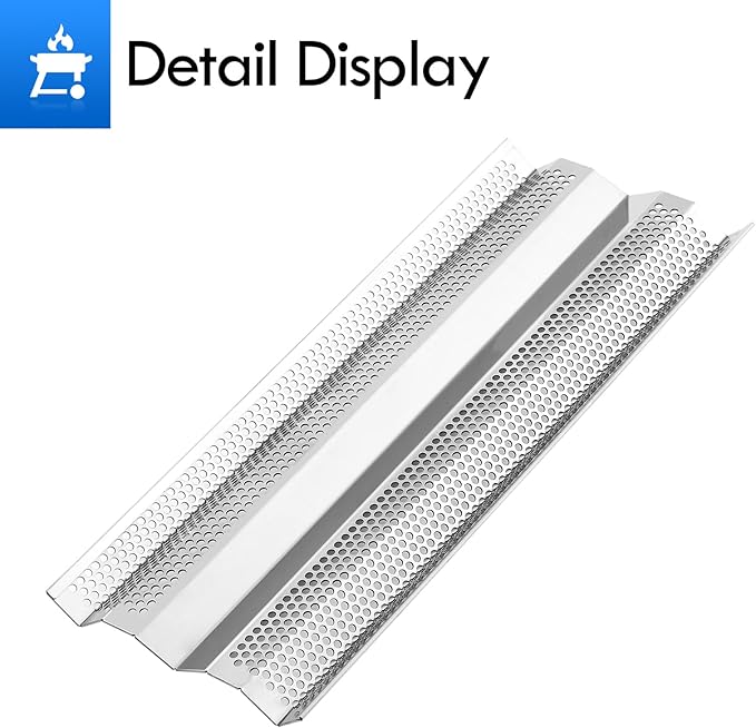 Flame Tamer Grill Replacement Parts for Blaze Gas Grill Parts Traditional 3/4/5 Burner Heat Plates BLZ-4-Cart BLZ-5-Cart Blaze 25 32 40 Inch LP NG Cart Grill Heat BBQ Shields Stainless Steel Heat Tent