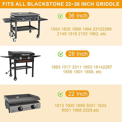 BBQ Future Adjustable Grill Warming Rack for Blackstone 22 28 36 Inch Griddle, Stainless Steel Griddle Warming Wire Rack for Weber Charbroil Camp Chef and Most Tabletop Flattop Griddle Accessories