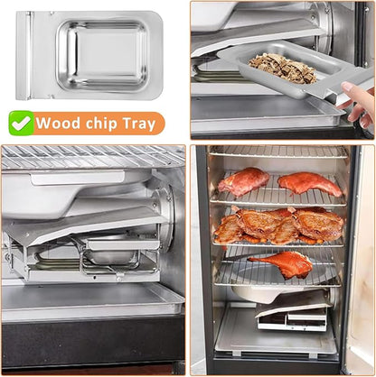 Replacement Wood Chip Tray for Masterbuilt 30 inch & 40 inch Digital Electric Smoker, Wood Chip Tray Replacement Part 9007140023 for Masterbuilt Electric Smoker